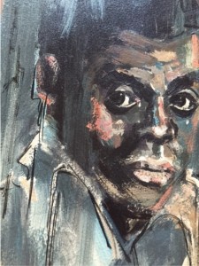 James Baldwin portrait by Gus Bouquet