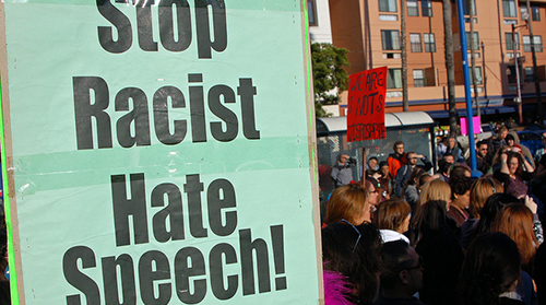 stop racist hate speech