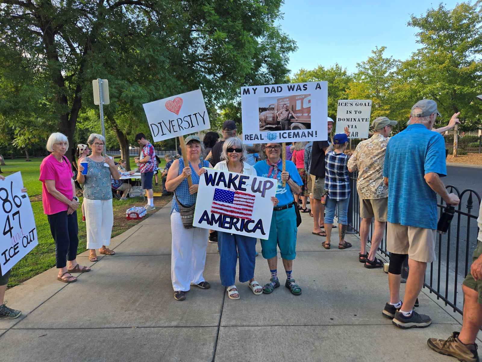 Vigil for those recently killed by ICE